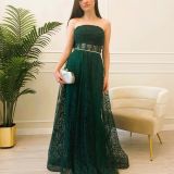 Зелена бална рокля гр. Айтос - лице
